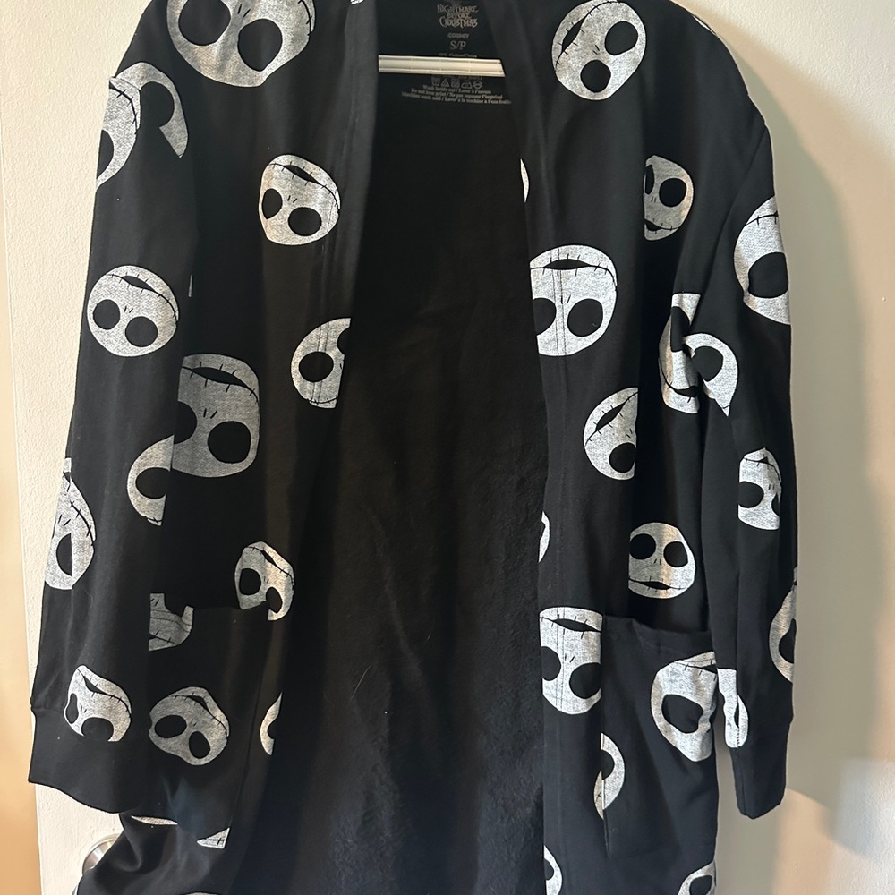 Disney Jack Skellington Nightmare Before Christmas Cardigan
